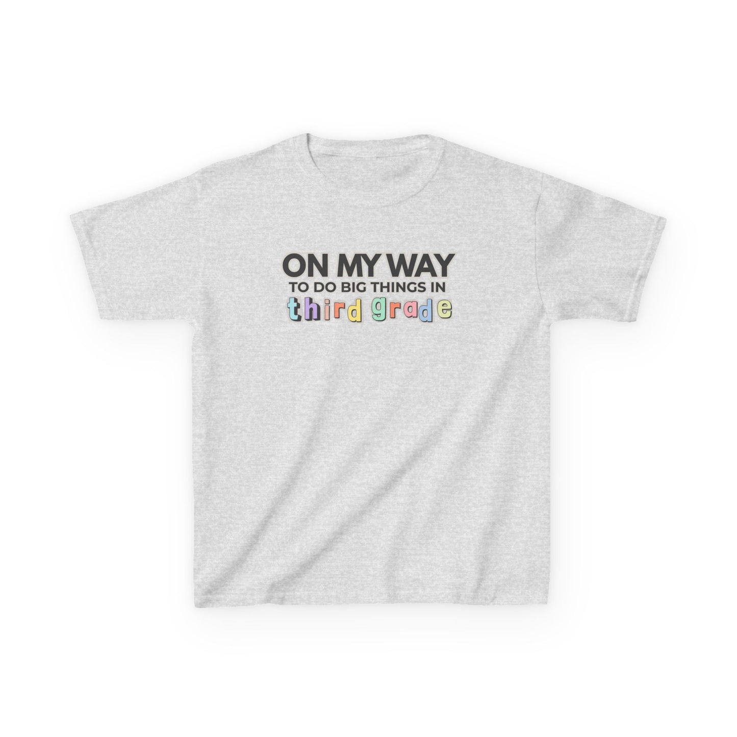 Big Things in 3rd Grade- Kids Back to School Shirt