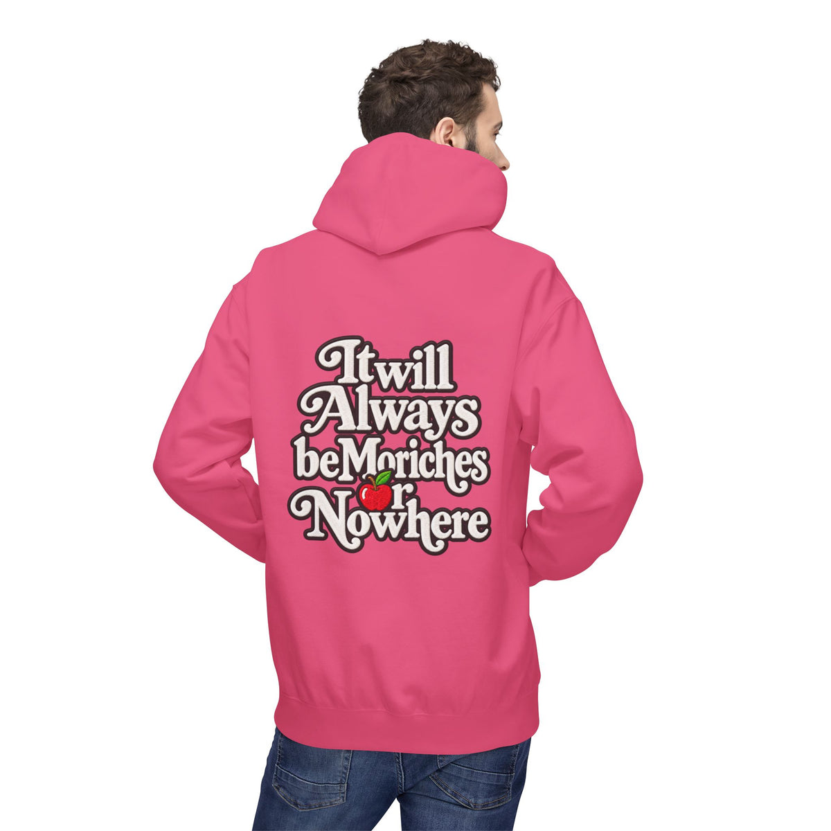 "MES or Nowhere" w/ apple- Moriches Hoodie