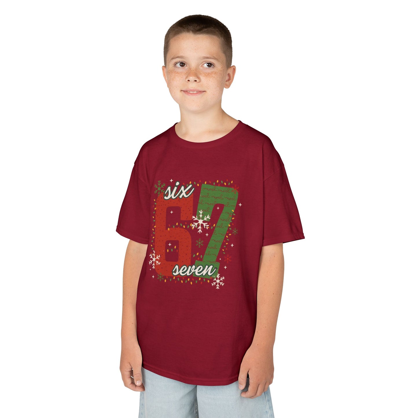 Kids '67' Christmas Number Graphic Tee — Youth- Christmas