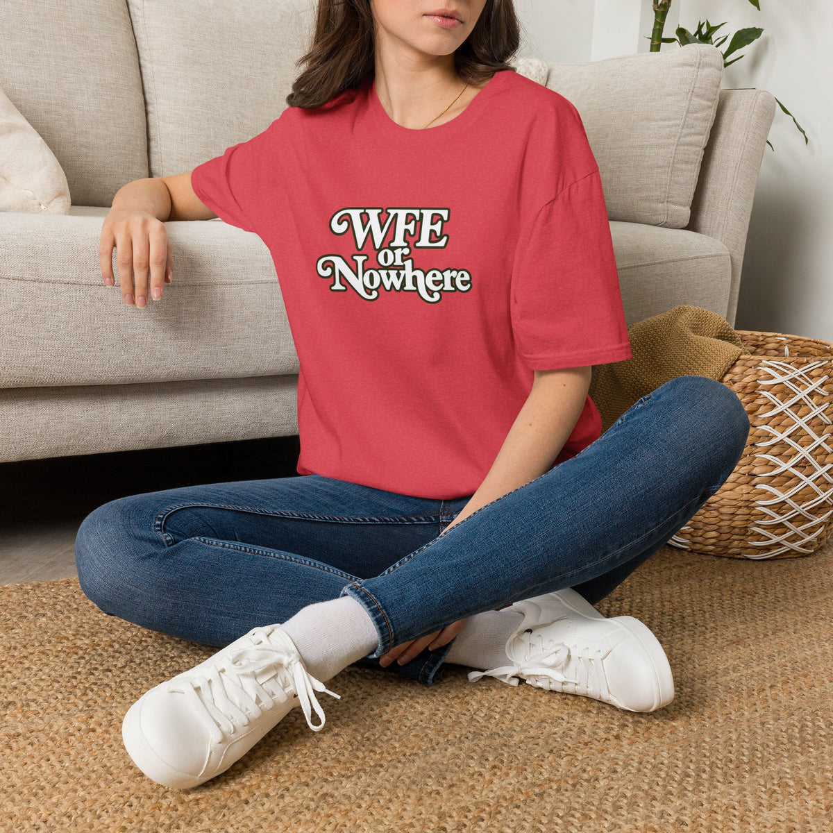"WFE or Nowhere" -PLAIN- Softstyle T-Shirt