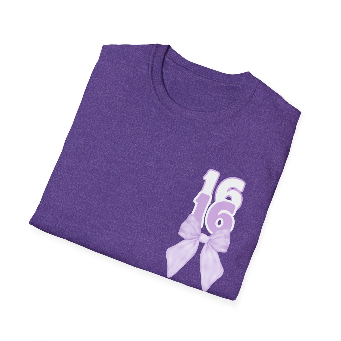 Sweet Sixteen Unisex Softstyle T-Shirt, Birthday Gift, Party Tee, Teen Fashion, Personalized