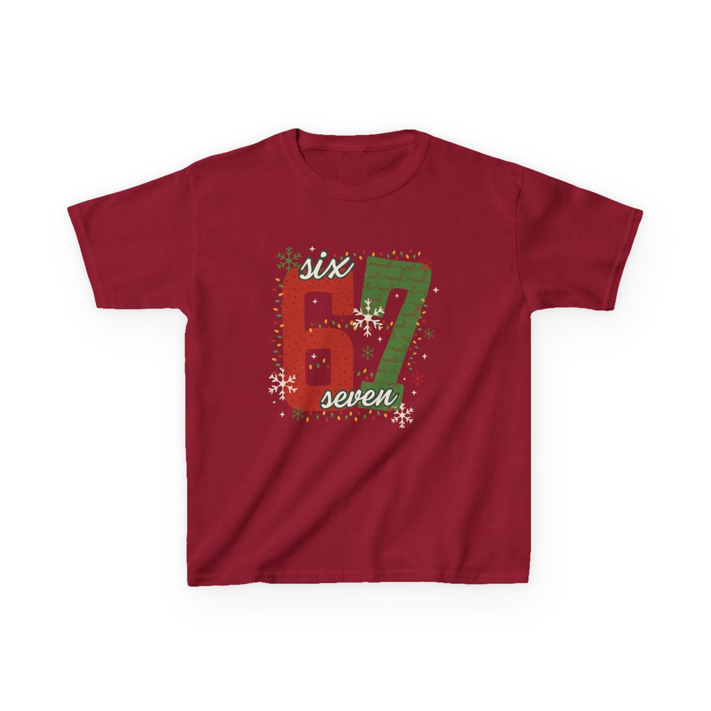 Kids '67' Christmas Number Graphic Tee — Youth- Christmas