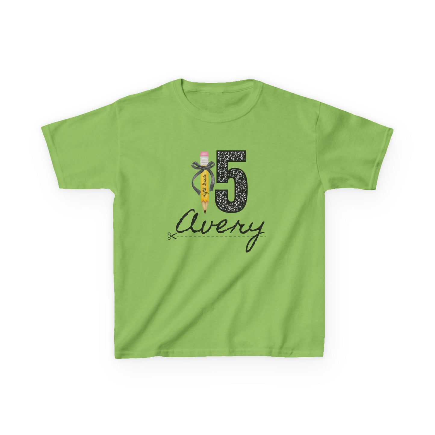 5th Grade- Personalized Kids Tee - Back to School