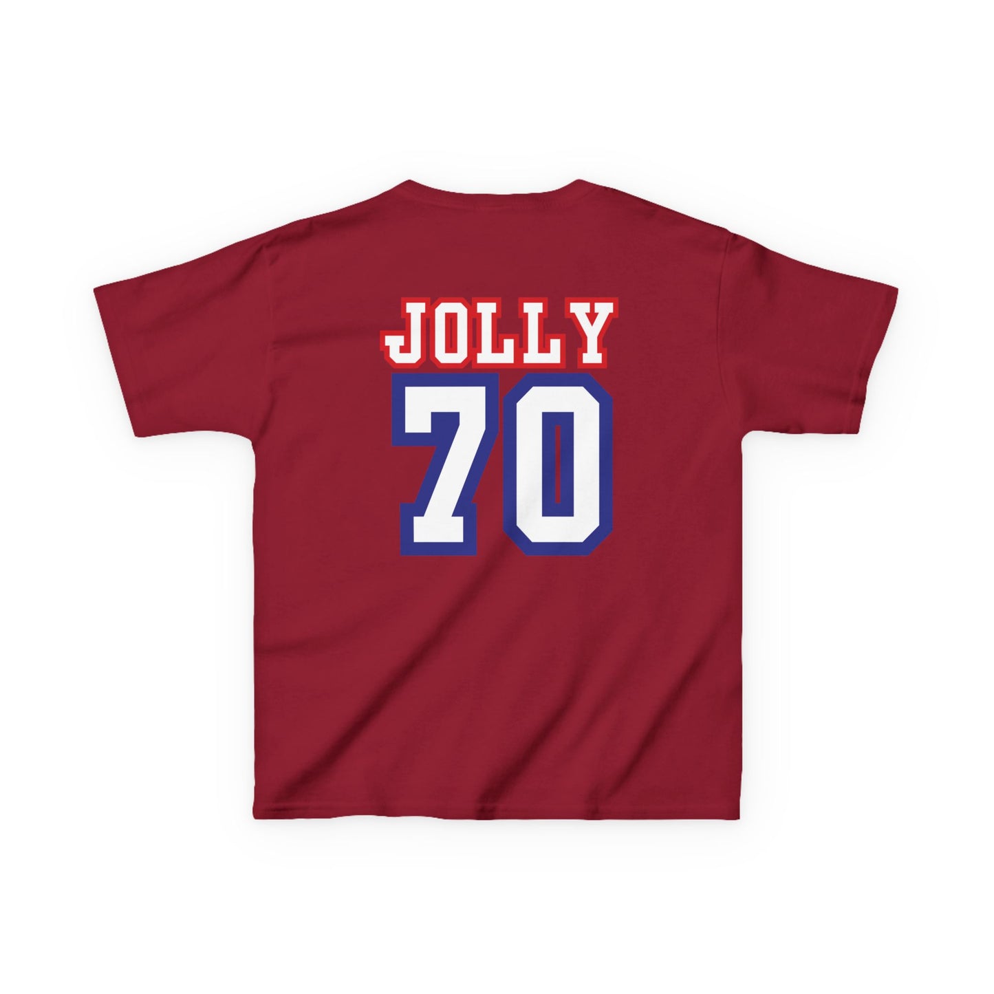 Custom Grandpa's Biggest Fans Kids T-Shirt - Jolly 70 Design, Perfect for Family Gatherings!
