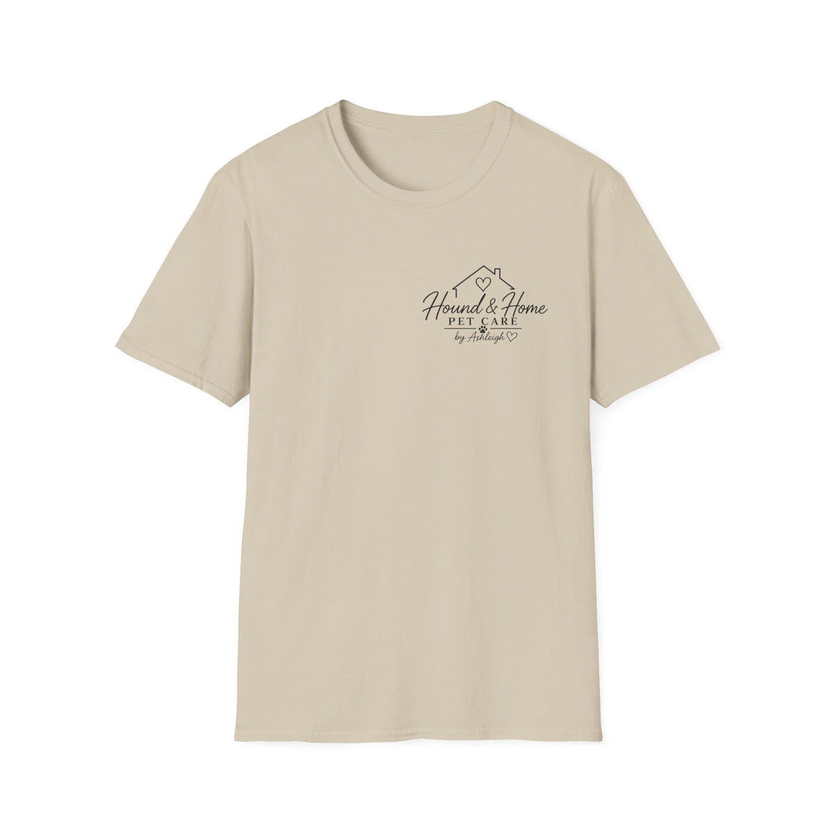 Hound & Home "Stay Pawsitive" — T-Shirt