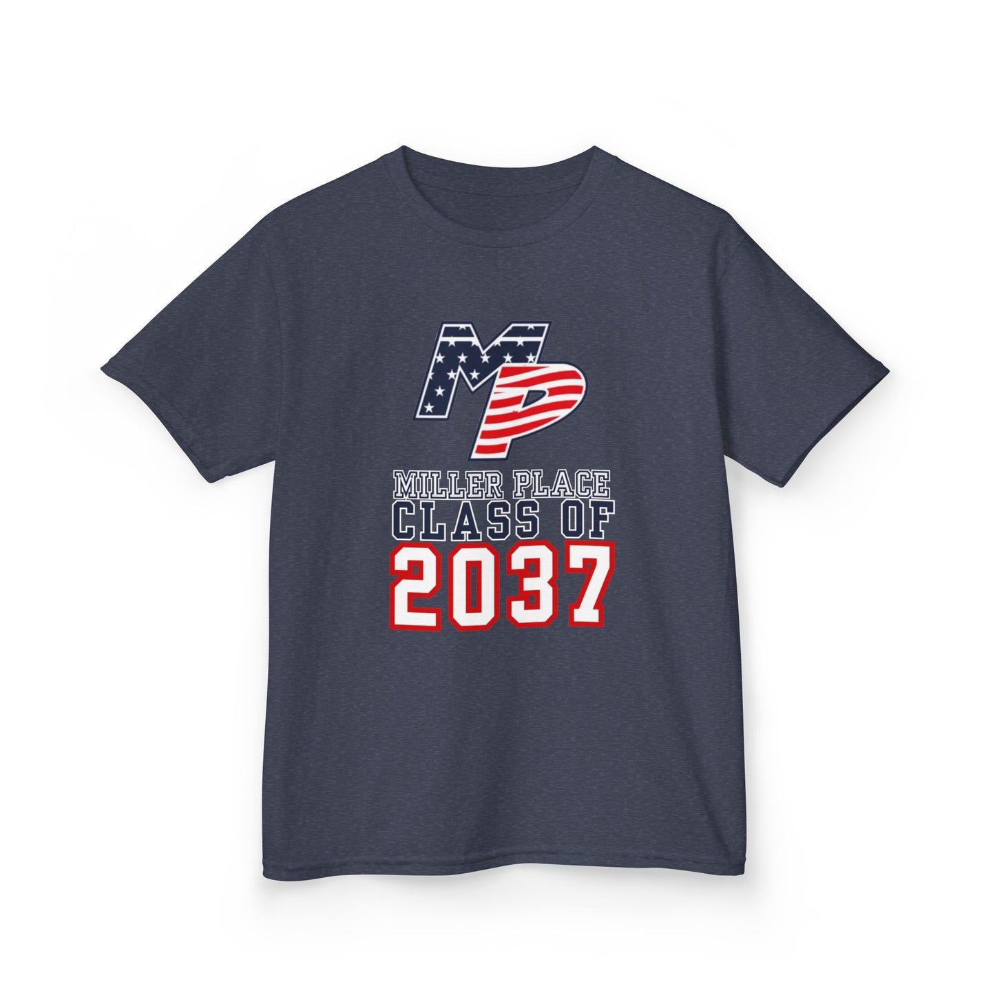 Miller Place Class of 2037 Kids Heavy Cotton Tee