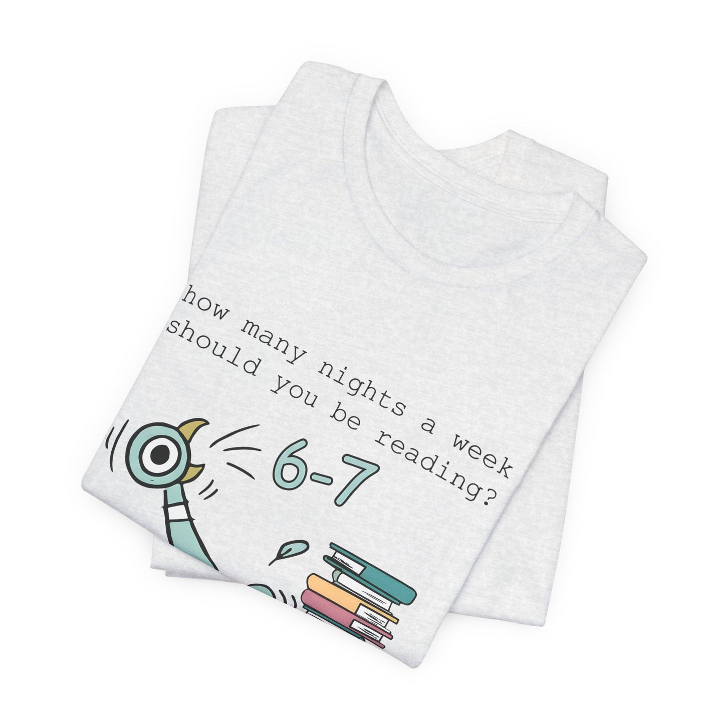 Pigeon Reading- 6 7 — Teacher Unisex T‑Shirt