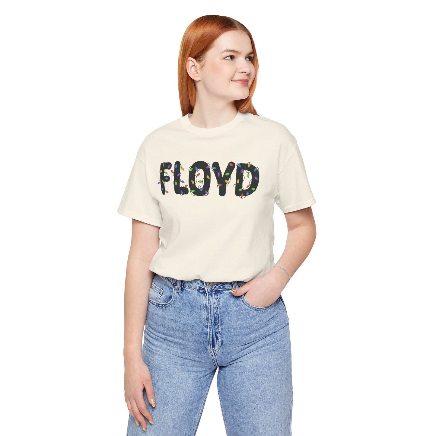 FLOYD in lights— Christmas Unisex T‑Shirt