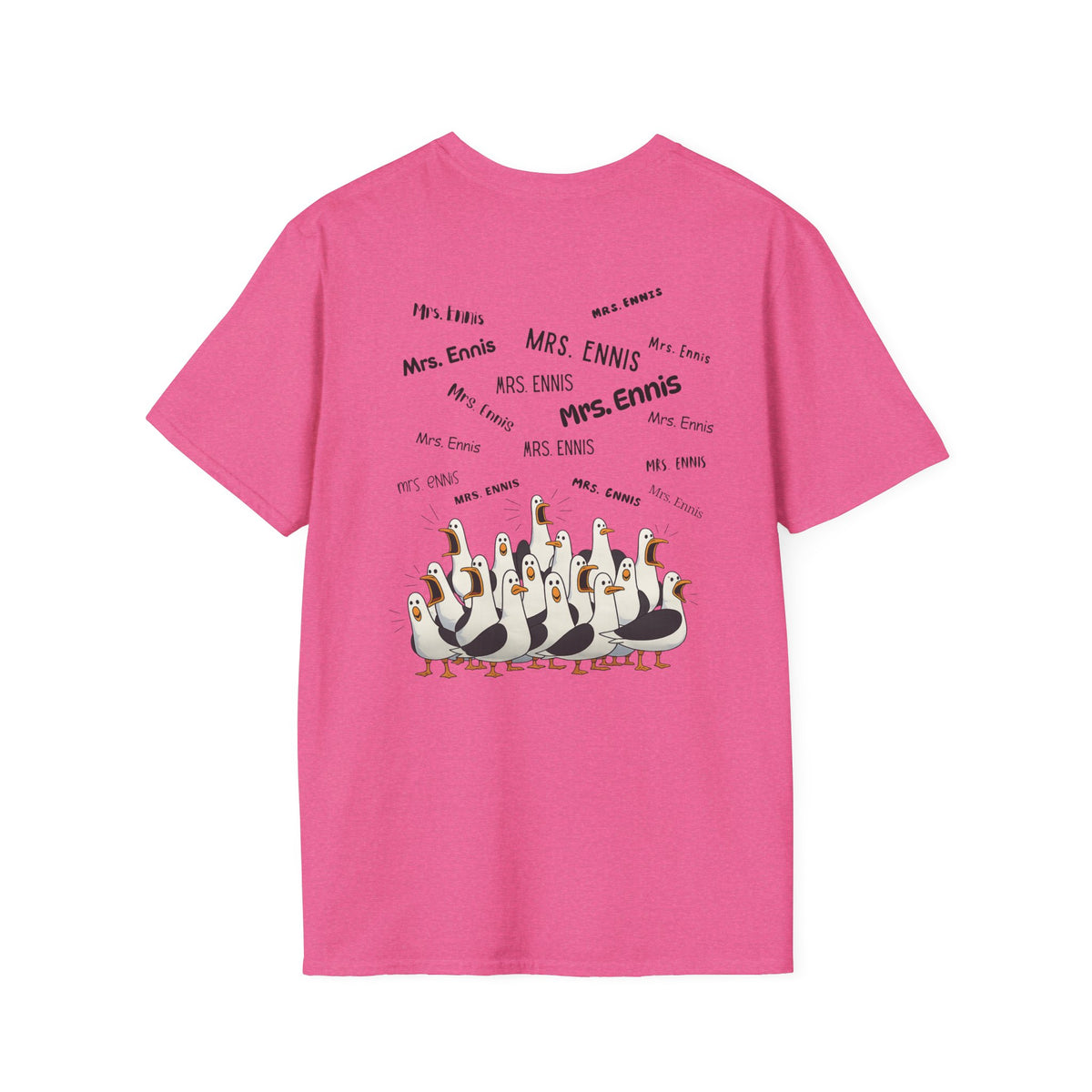 Mrs. Ennis- Seagull Crew Graphic T-Shirt — Personalized