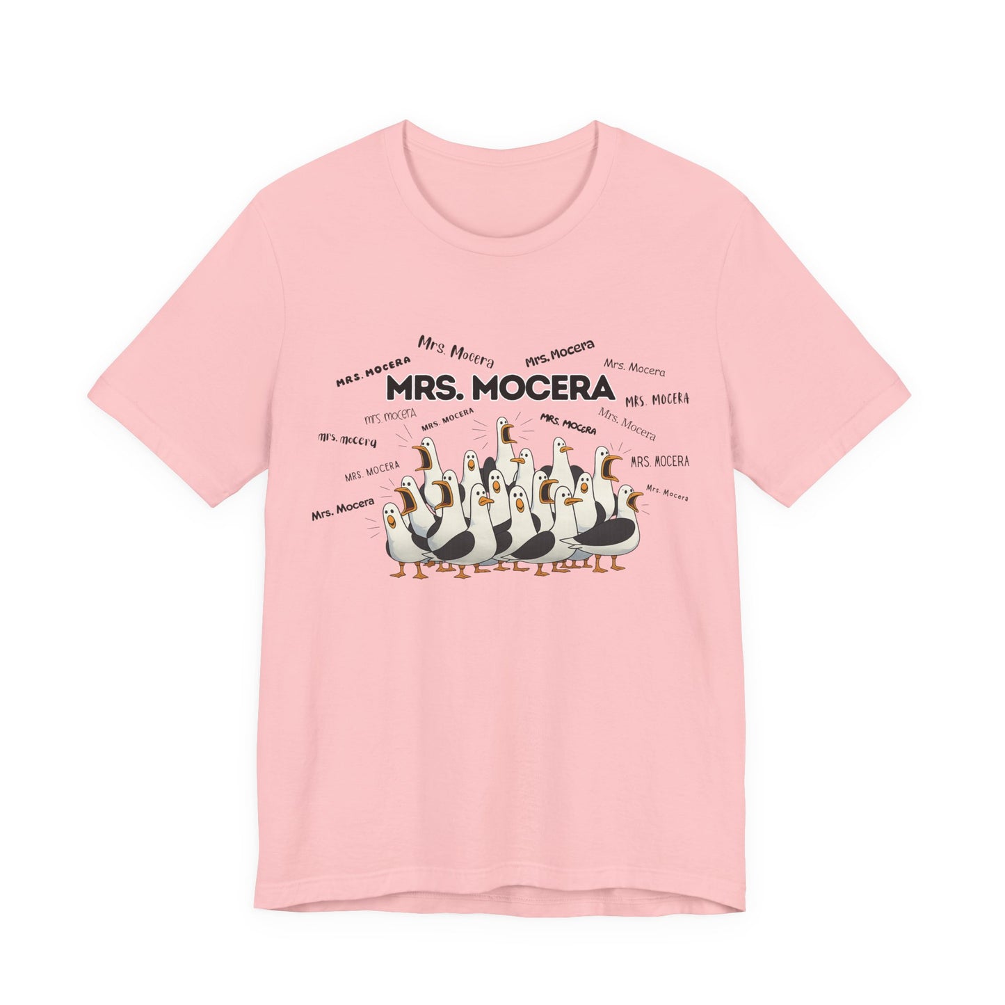 Mrs. Mocera- Penguin Choir T-Shirt — Funny Teacher Personalized Tee