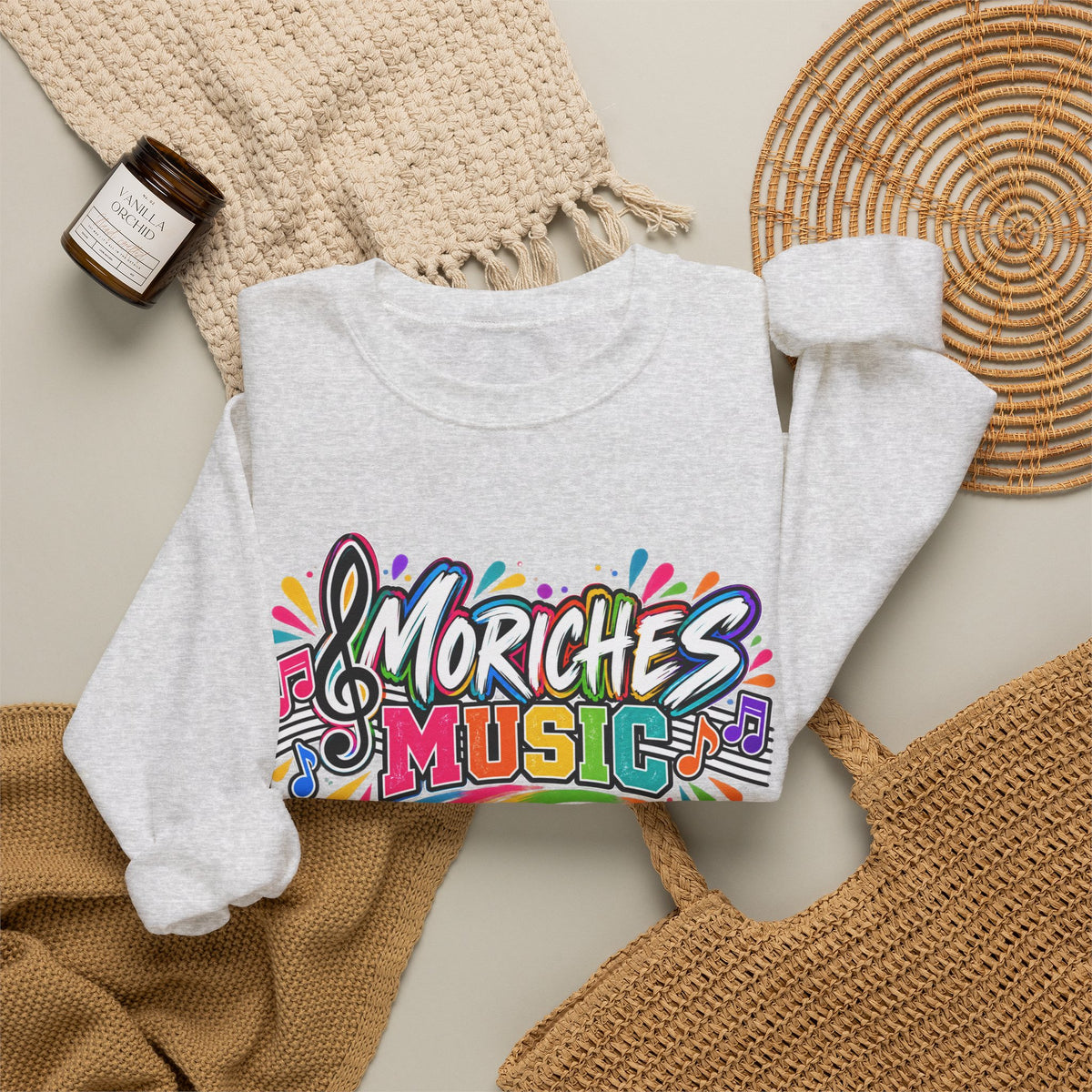 Moriches Music Sweatshirt — "Make Every Note Count" Crewneck