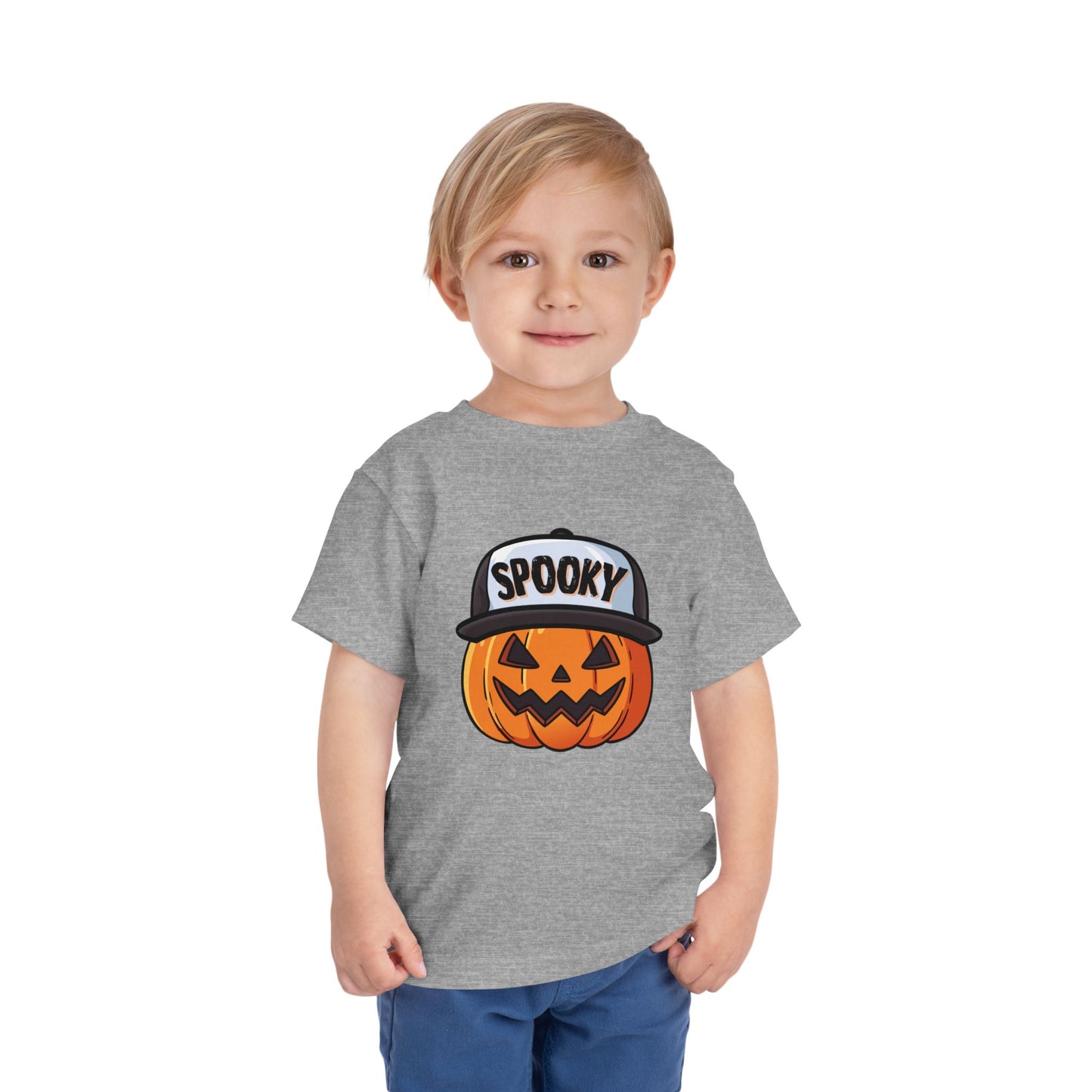 Spooky Pumpkin Tee for Toddlers, Halloween Shirt
