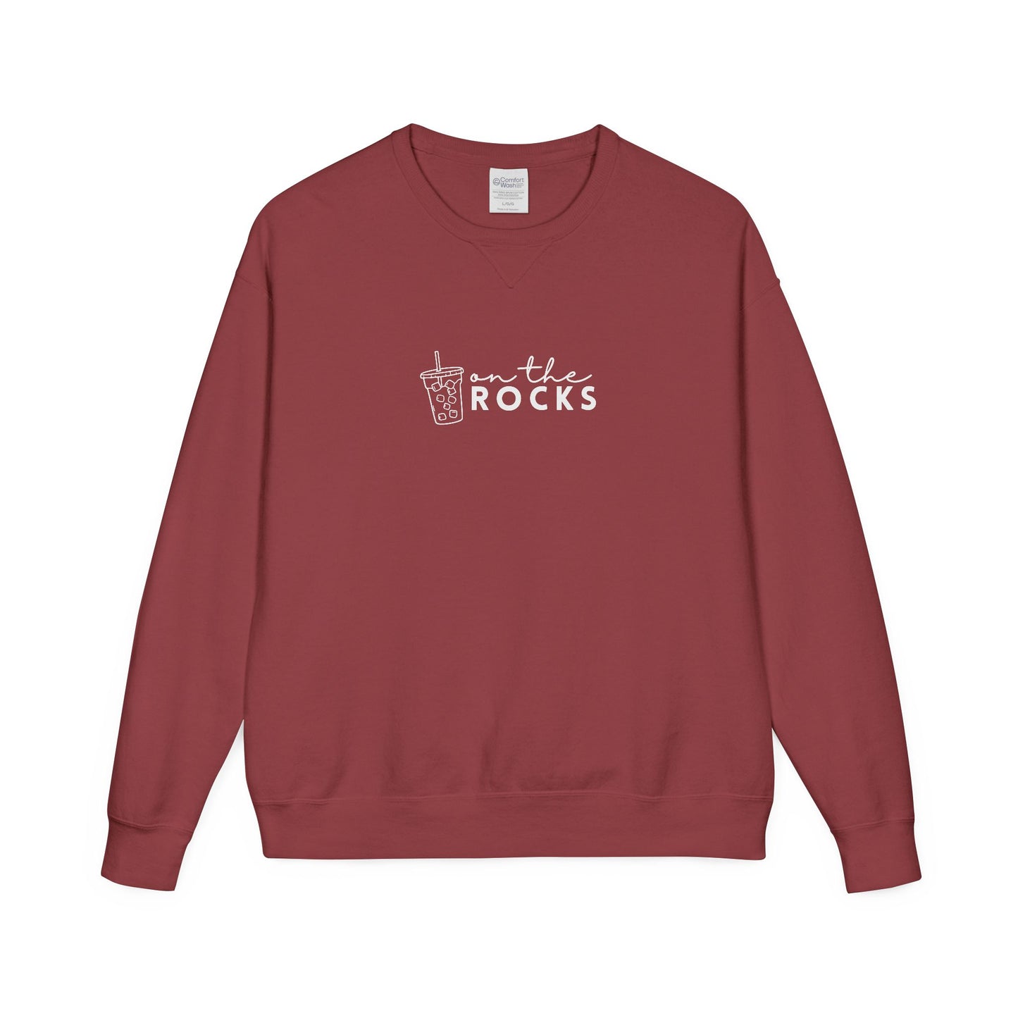 Coffee Lovers Garment Dyed Sweatshirt, Iced Coffee Club Apparel