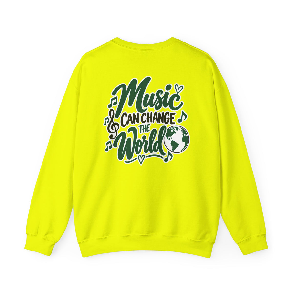 Moriches Music Sweatshirt — "Music Can Change the World" Crewneck