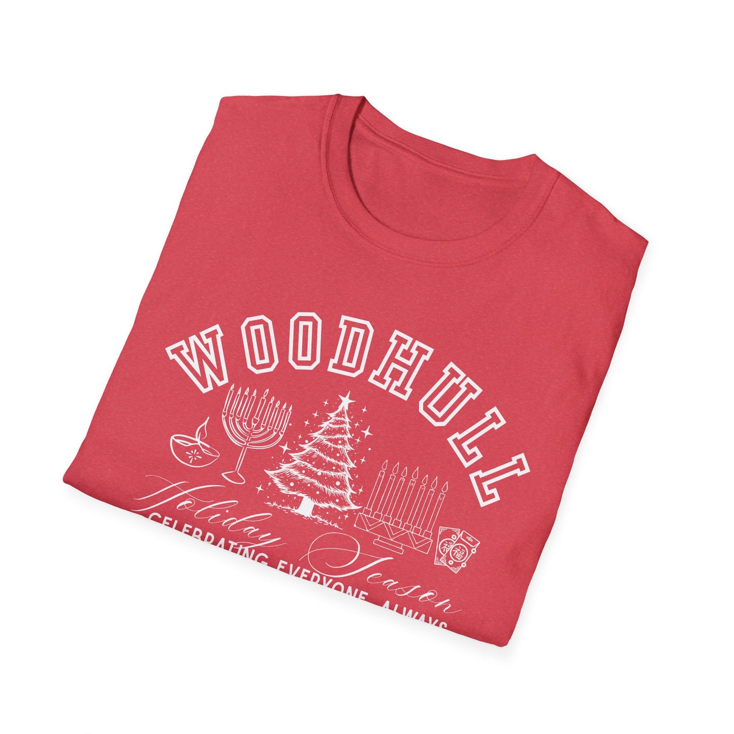 Woodhull- Celebrating Everyone, Always Holiday T-Shirt (Christmas)