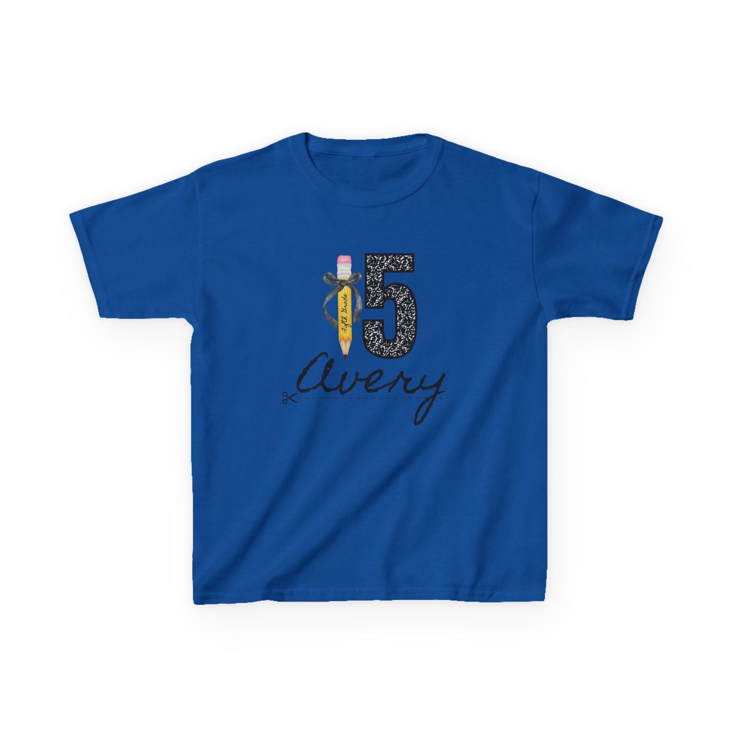5th Grade- Personalized Kids Tee - Back to School