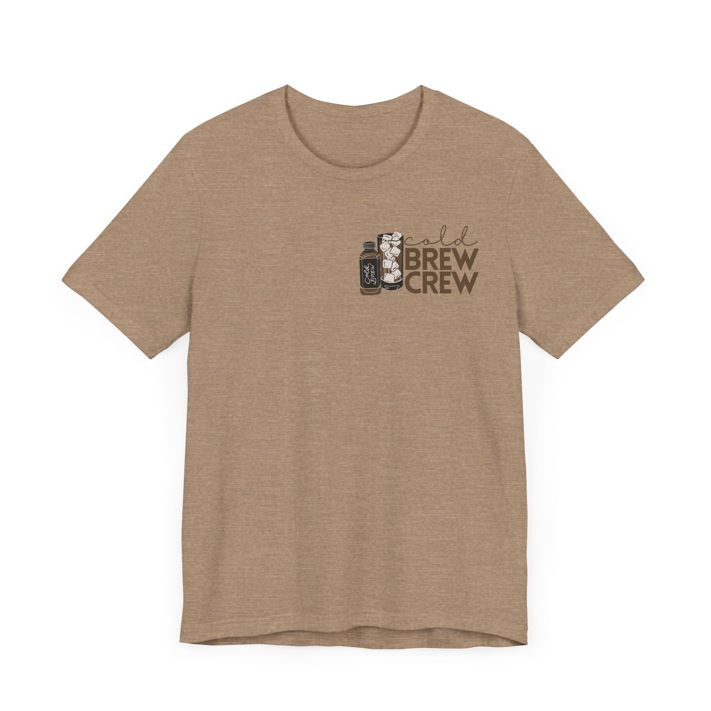 Cold Brew Coffee Lovers Tee, Unisex Jersey Shirt for Coffee Lovers