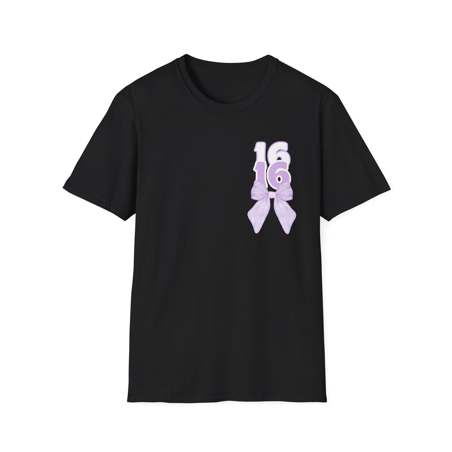 Sweet Sixteen Unisex Softstyle T-Shirt, Birthday Gift, Party Tee, Teen Fashion, Personalized