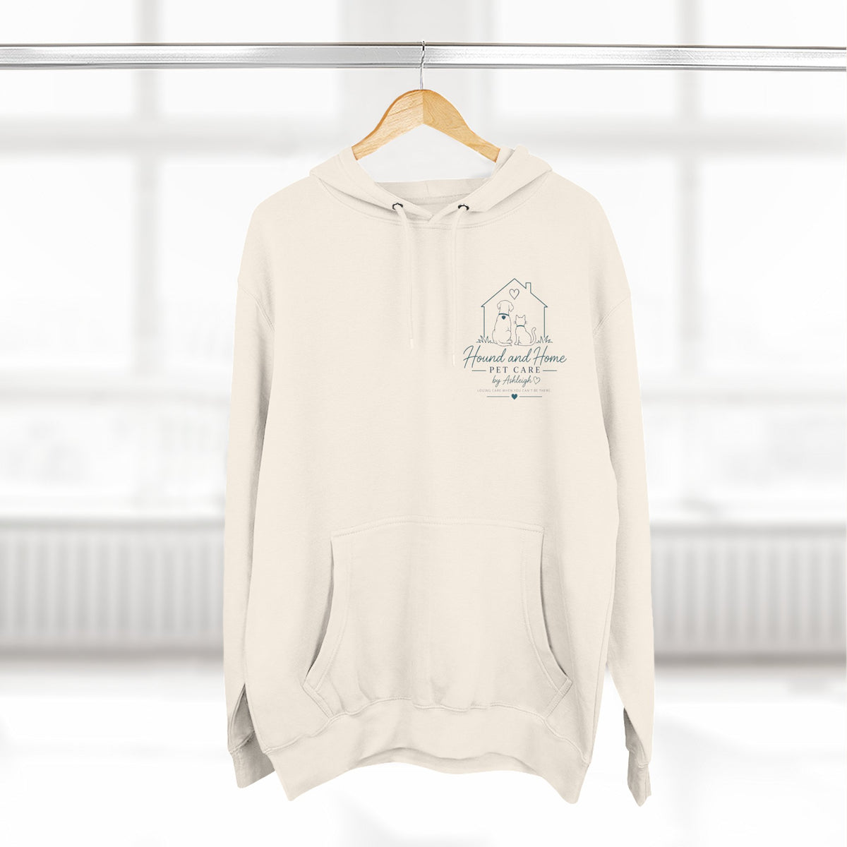 Ashleigh — "Hound and Home" Logo Personalized Pullover