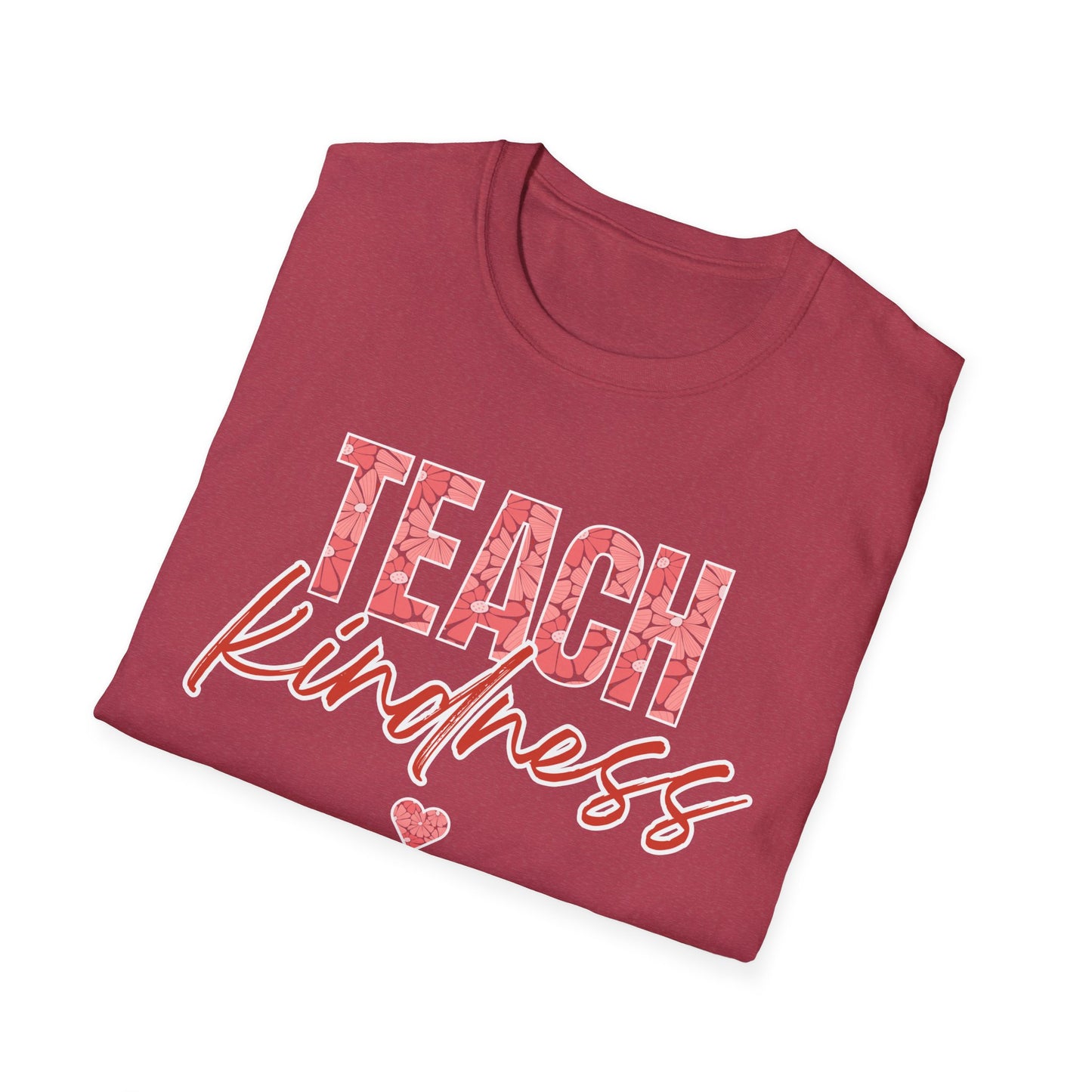 Teach Kind ness Teacher T-Shirt