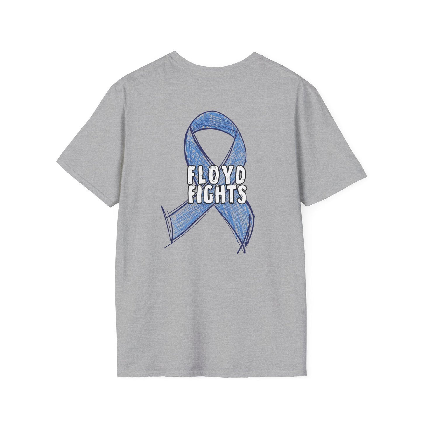 FLOYD FIGHTS Ribbon Diabetes Awareness T-Shirt | Softstyle Tee
