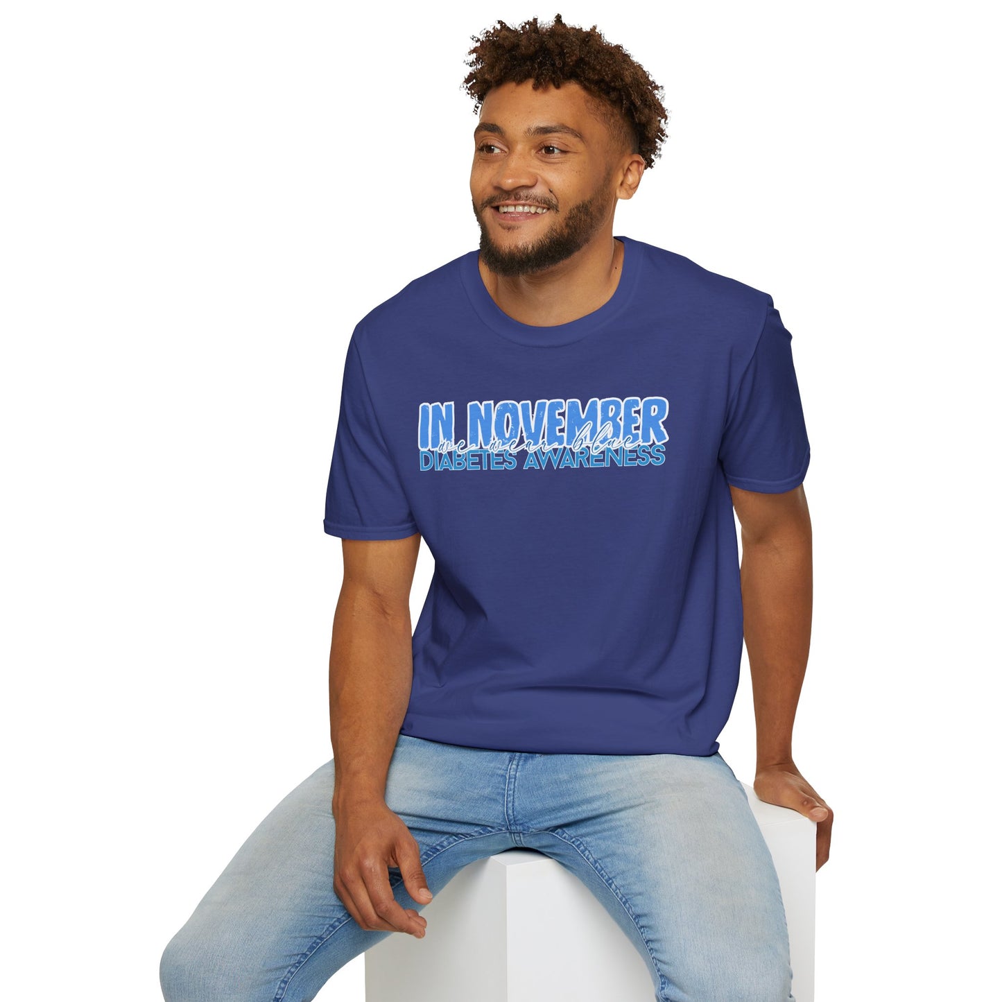 Diabetes Awareness- November- Unisex Softstyle T-Shirt