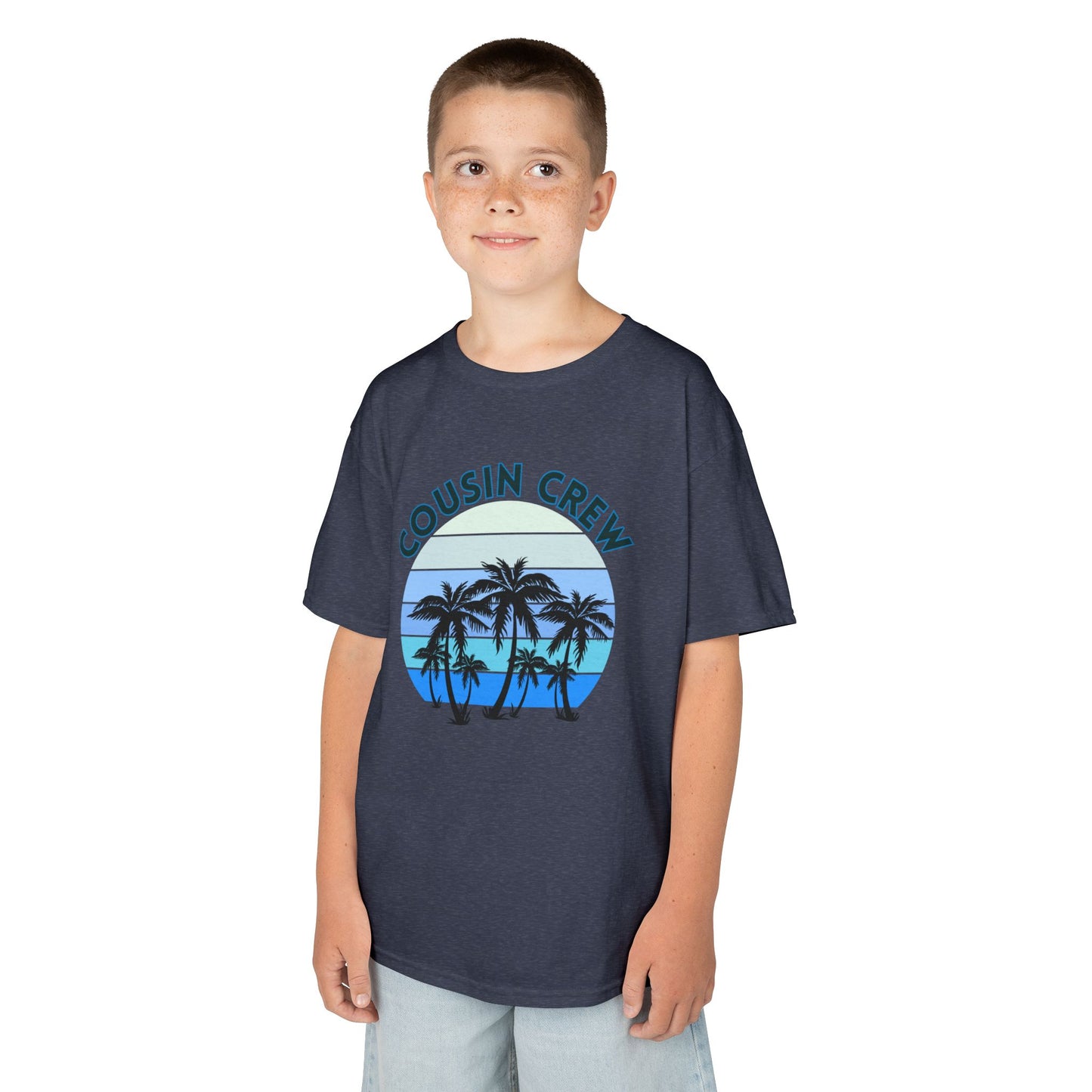 Cool Cousin Crew Kids Tee - Summer Fun, Family Gatherings, Beach Days, Mini Collection