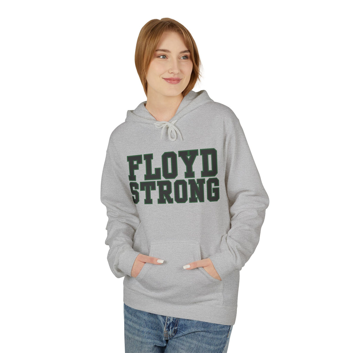 Floyd Strong Hoodie (no back)- Unisex Midweight Fleece