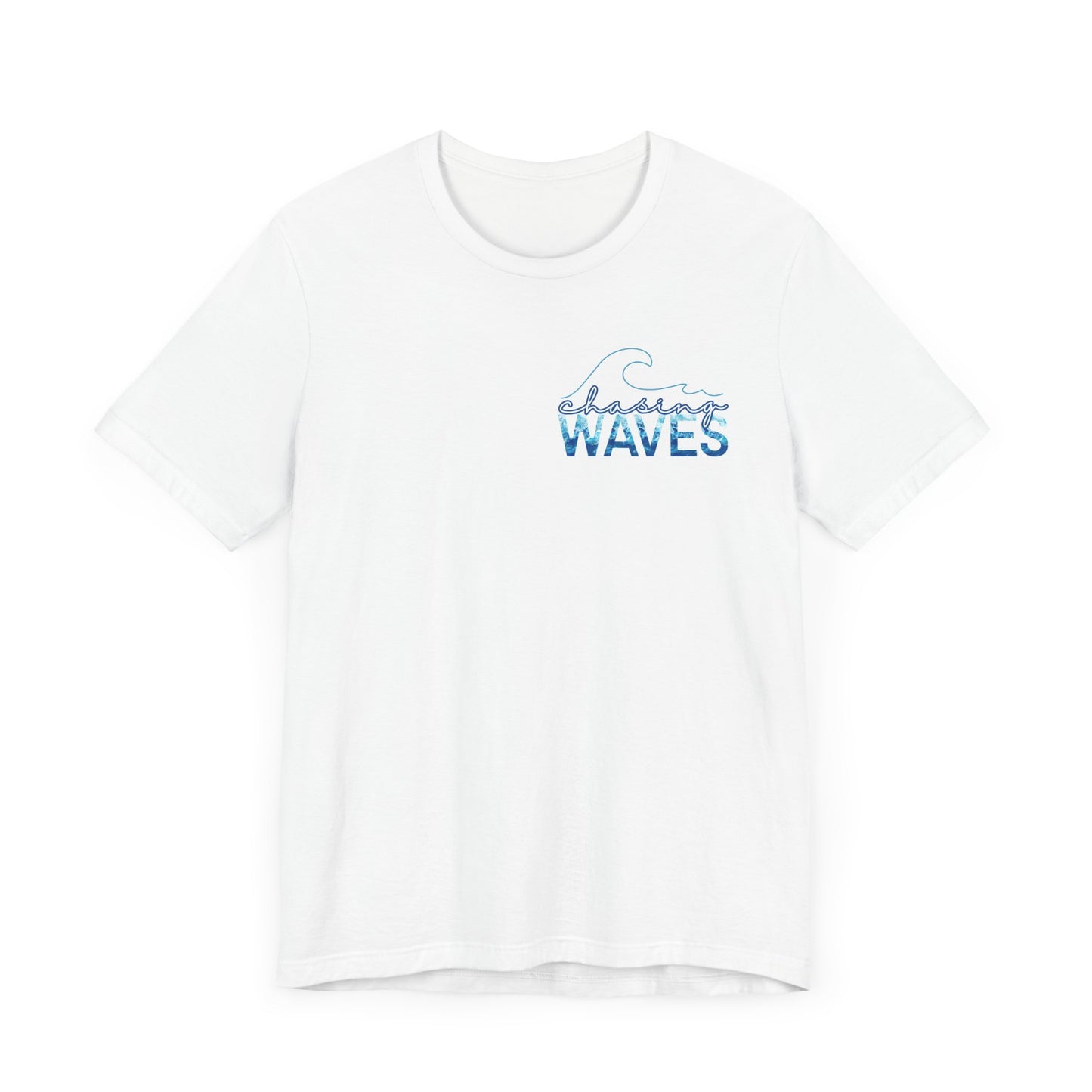 Chasing Waves -- Unisex Summer Shirt, Beachwear, Vacation Top, Summer Nights Apparel