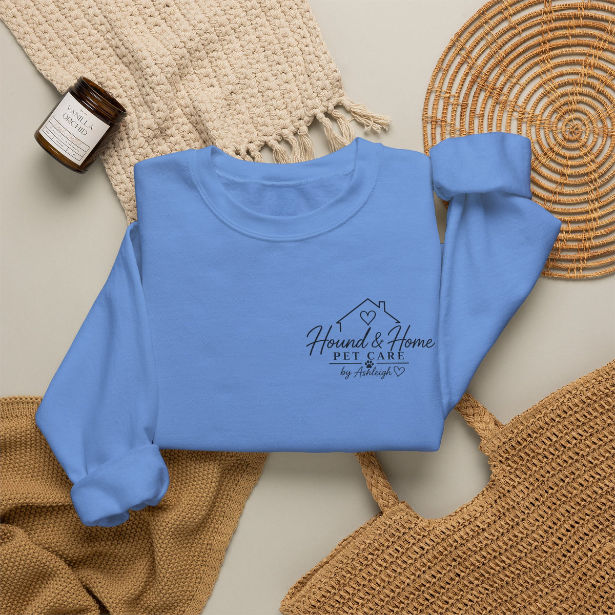 Hound + Home "Stay Pawsitive" —  Crewneck