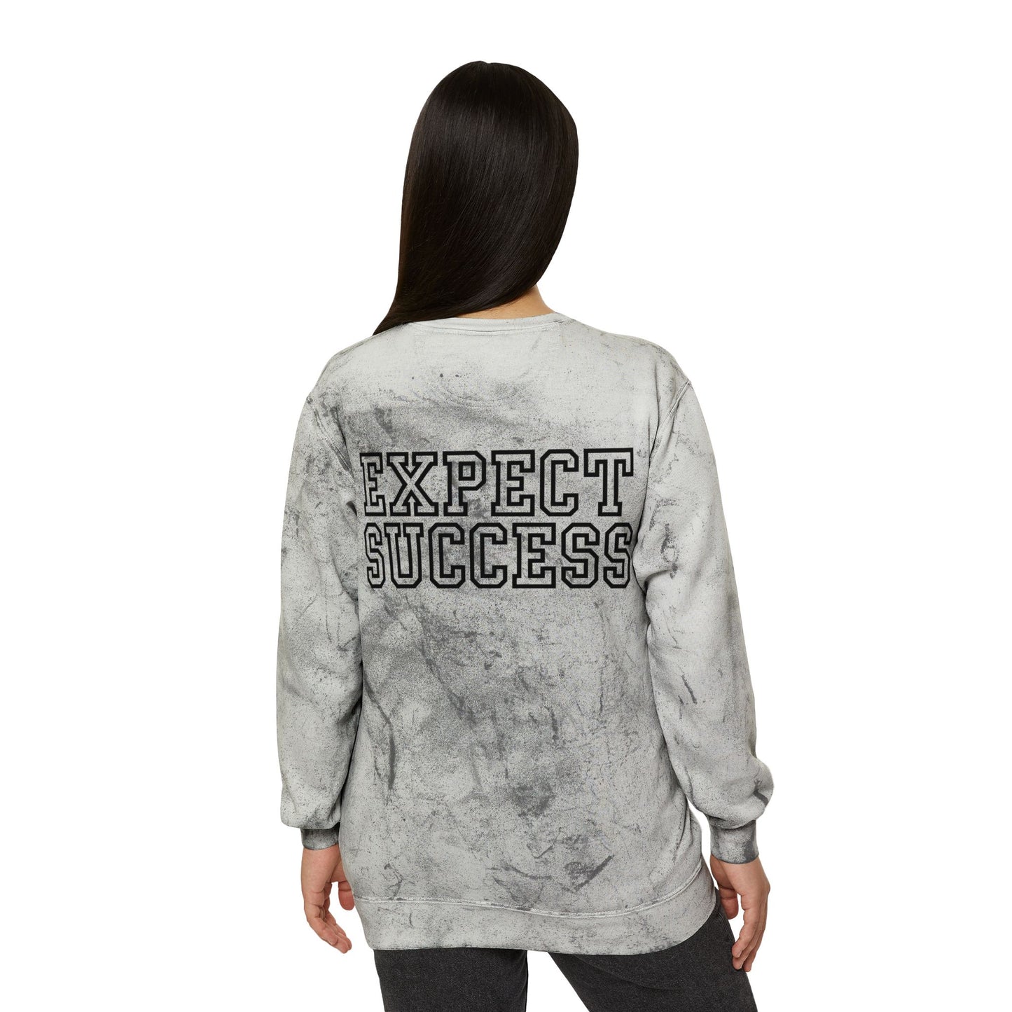 WFE Color Blast Crewneck Sweatshirt for School Spirit | 'Expect Success'