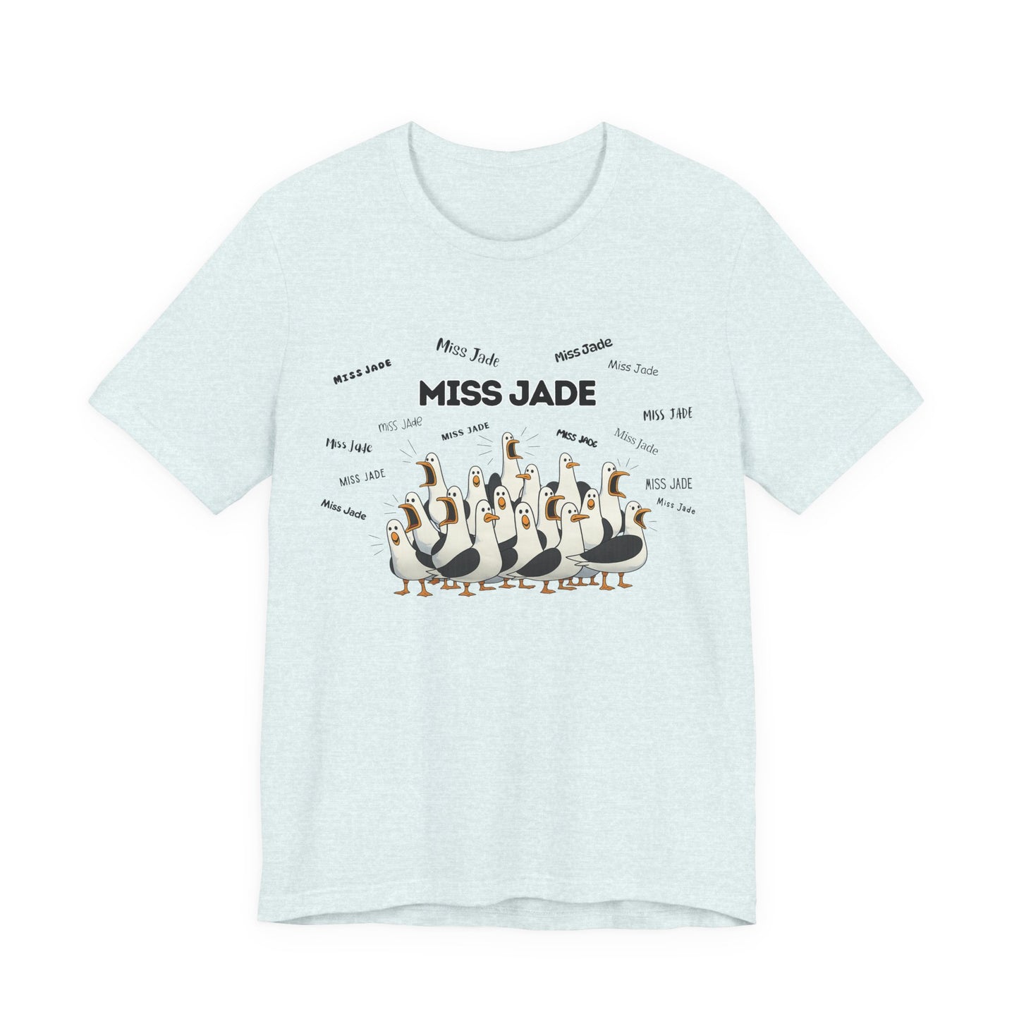 Miss Jade- Penguin Choir T-Shirt — Funny Teacher Personalized Tee