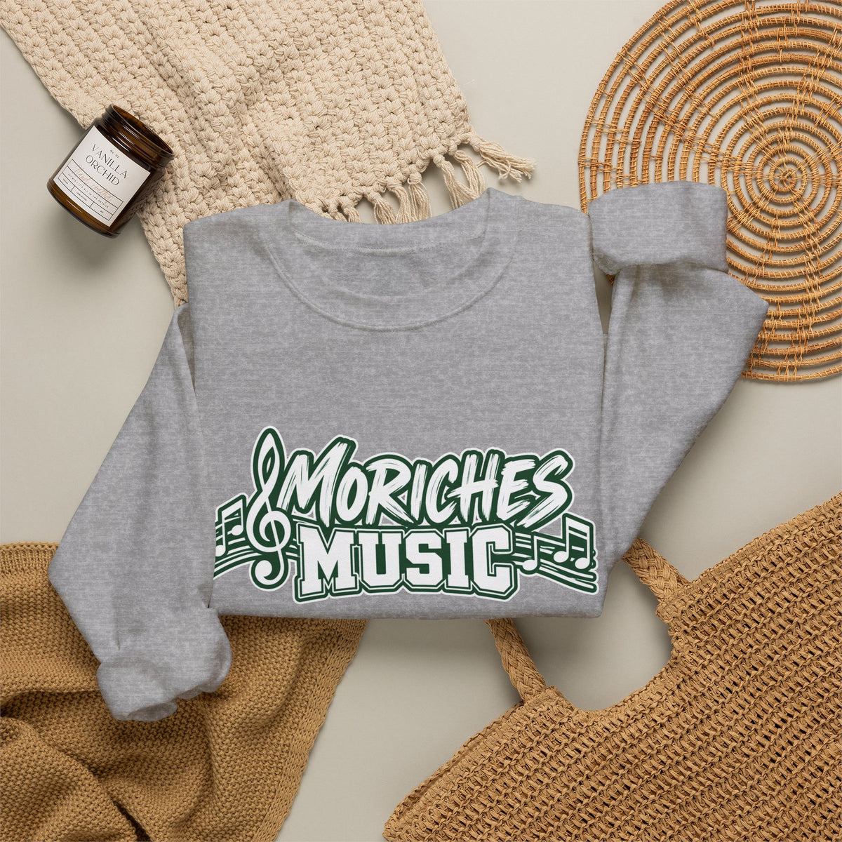 Moriches Music Sweatshirt — "Music Changes Lives One Child at a Time" Crewneck