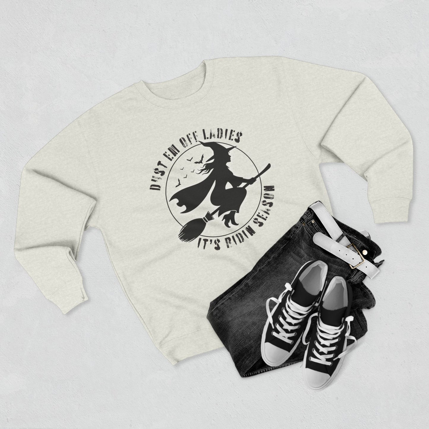 Halloween Witch Sweatshirt, Cozy Unisex Crewneck
