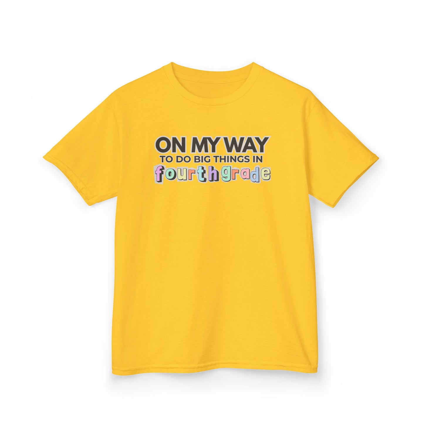 Big Things in 4th Grade- Kids Back to School Shirt