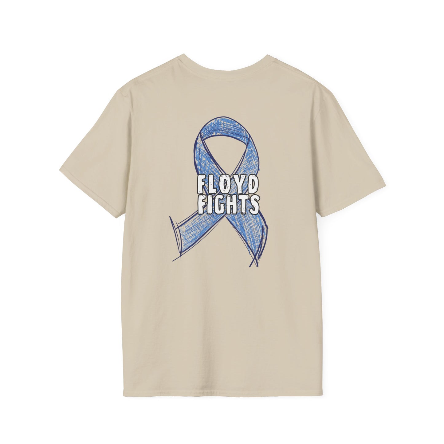FLOYD FIGHTS Ribbon Diabetes Awareness T-Shirt | Softstyle Tee