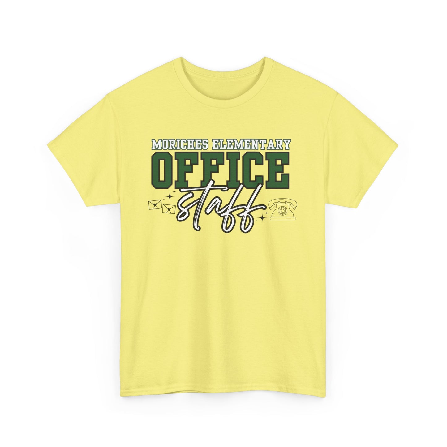 Moriches Office Staff Unisex Heavy Cotton Tee - Heart & Soul of Moriches Design