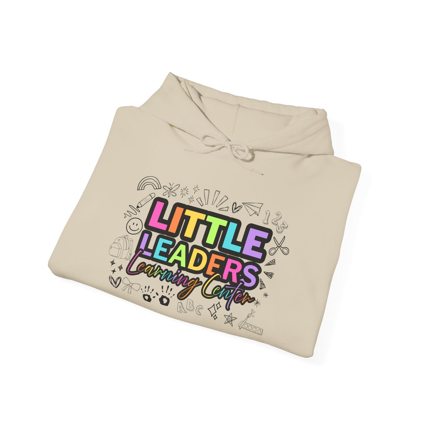 Little Leaders Doodle Design Hoodie - Cozy Unisex Sweatshirt