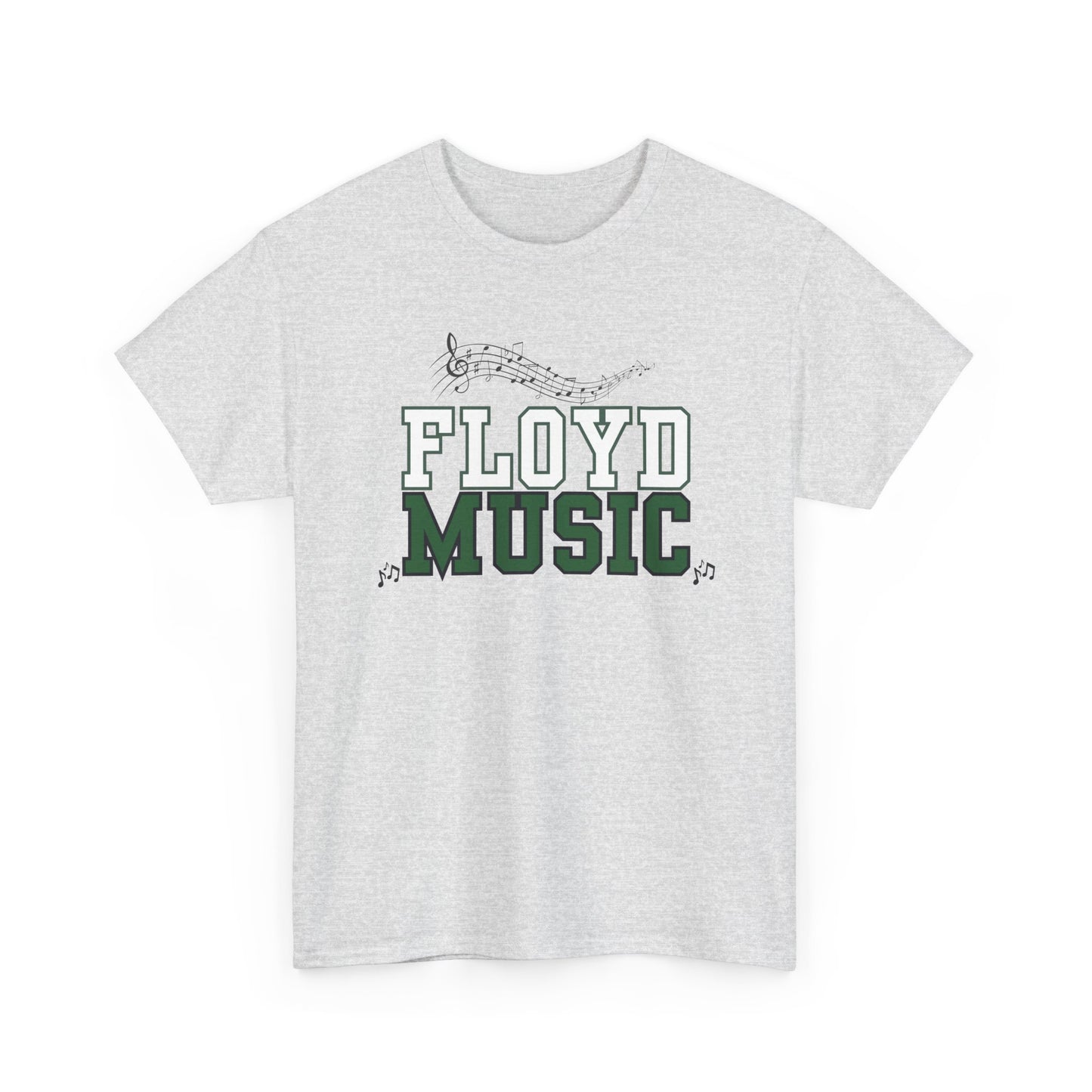 Floyd Music Heavy Cotton Tee - "Music is the Soundtrack of Your Life" Unisex T-Shirt- Personalized