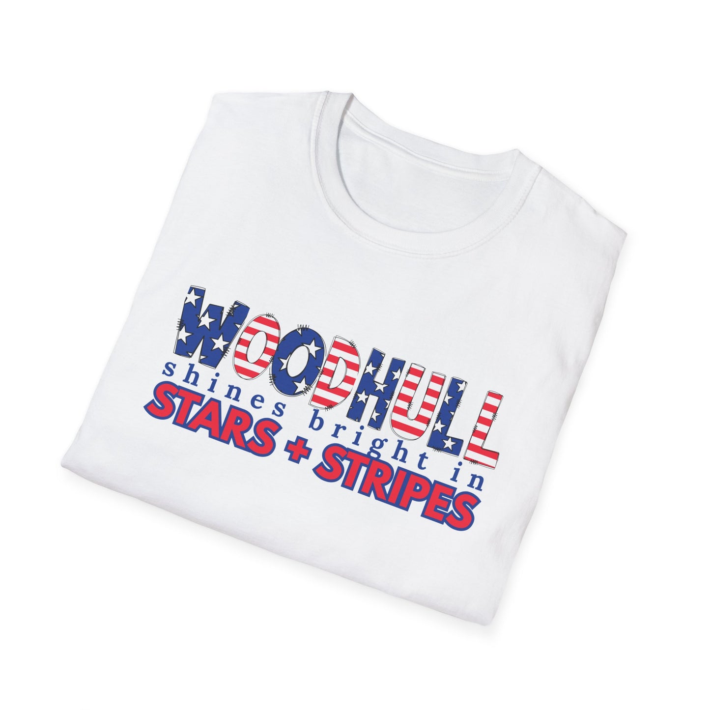 Unisex T-Shirt Woodhull Flag Day-Holiday Design