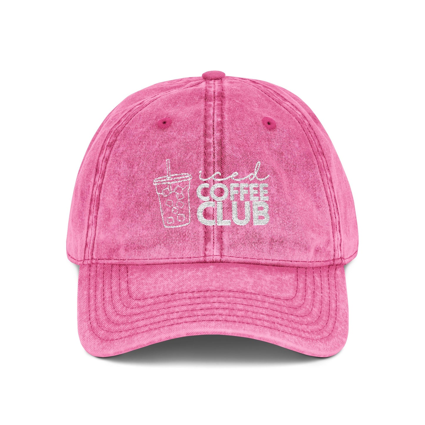 Vintage Coffee Club Cap - Stylish Embroidered Hat for Coffee Lovers