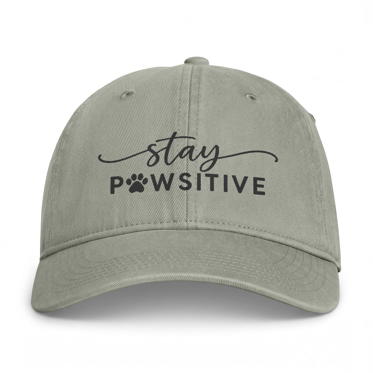 Stay Pawsitive "Hound + Home"- Embroidered Cap