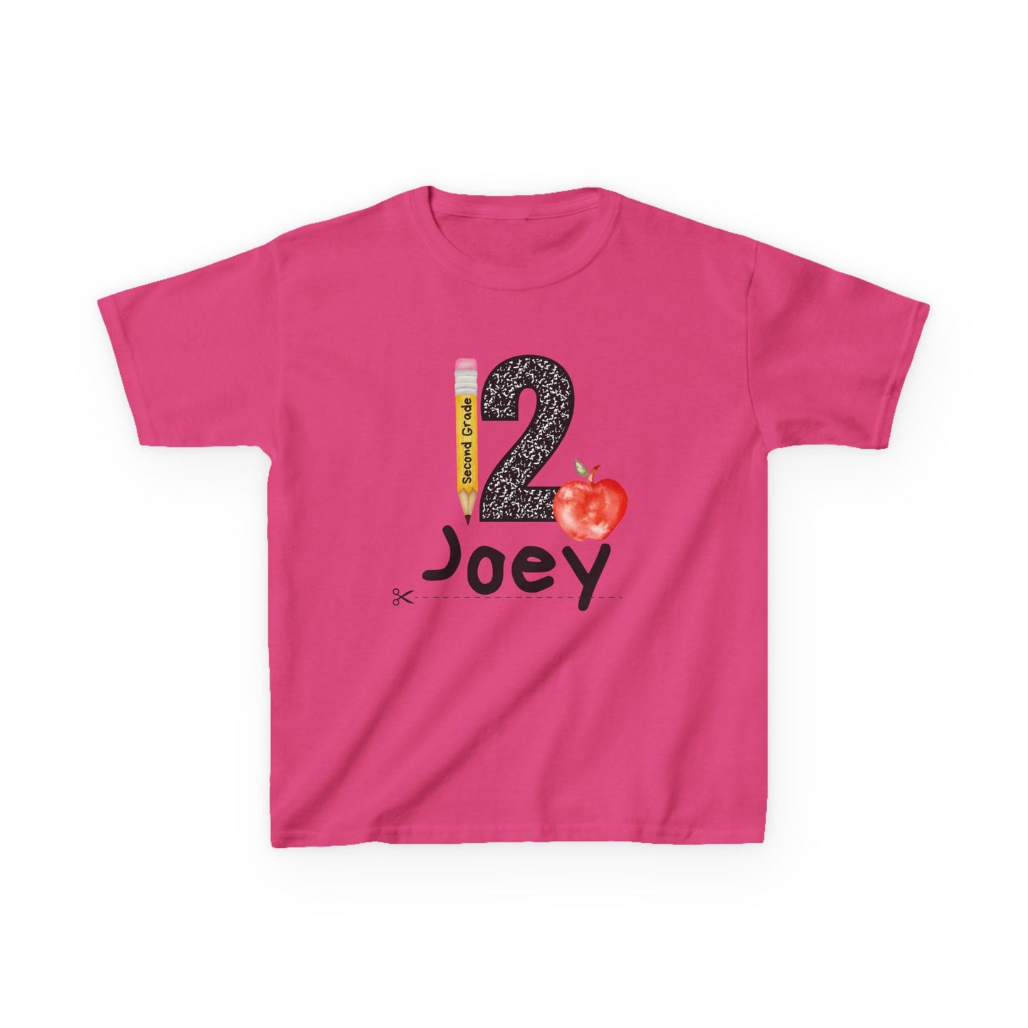2nd Grade- Personalized Kids Tee - Back to School