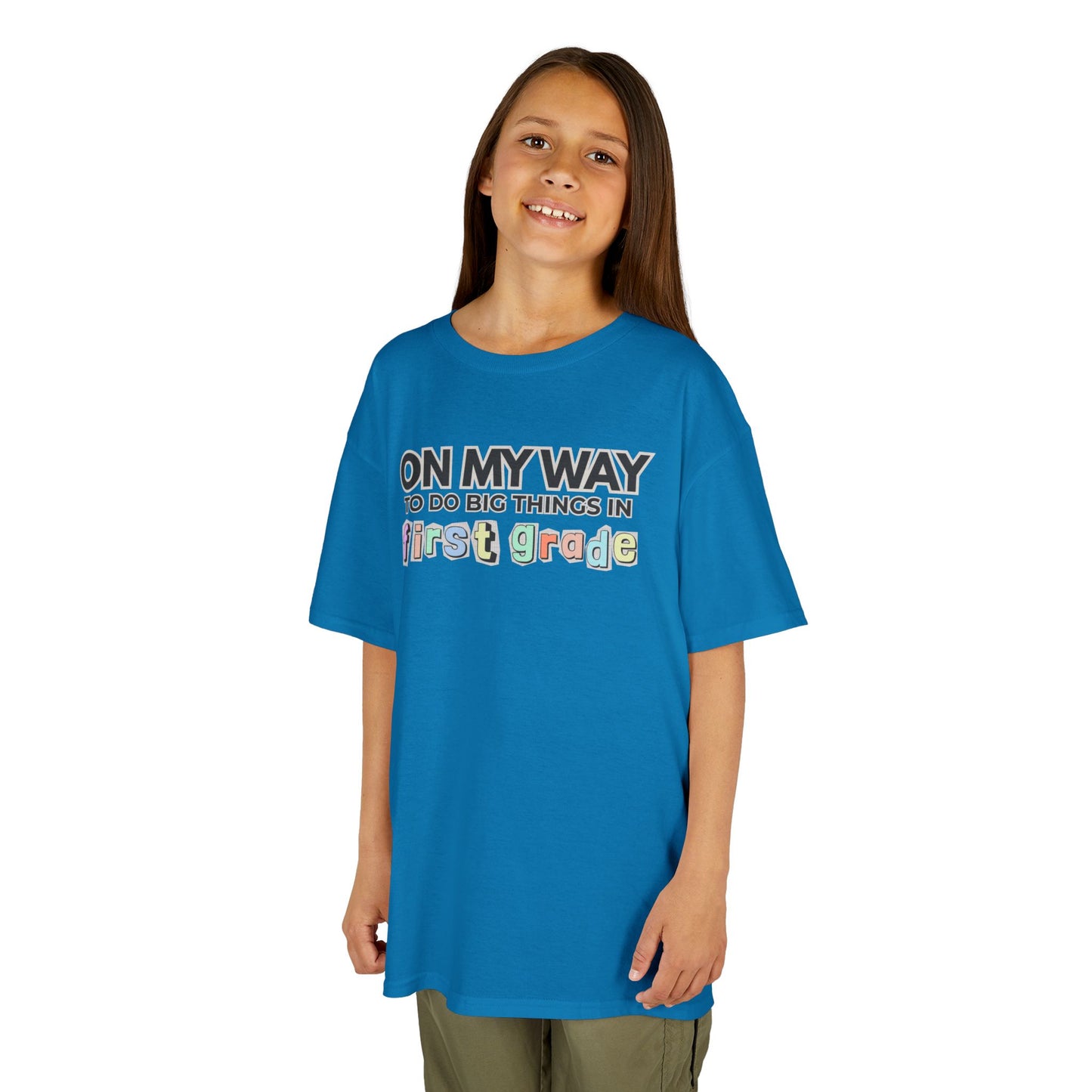 Big Things in 1st Grade- Kids Back to School Shirt