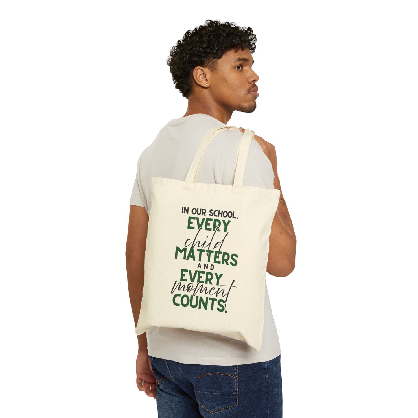 Woodhull Cotton Canvas Tote Bag - Stylish & Eco-Friendly Shopper