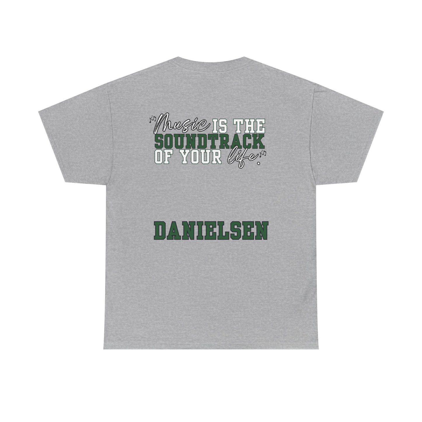 Danielsen- Floyd Music Heavy Cotton Tee - "Music is the Soundtrack of Your Life" Unisex T-Shirt- Personalized