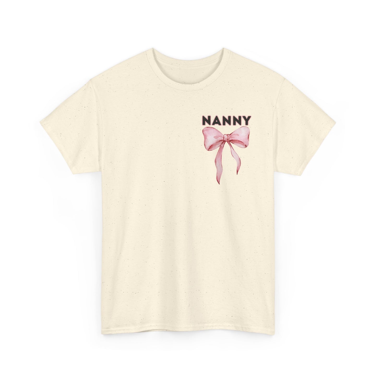 Nanny Pink Bow Unisex Heavy Cotton Tee - Simply the Best