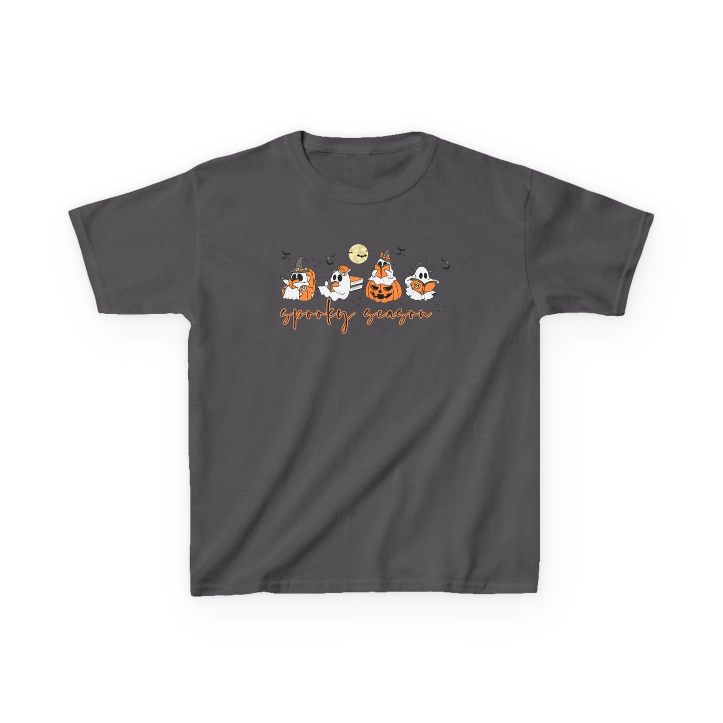 Spooky Season- Reading Ghosts- Halloween - Kids Cotton™ Tee