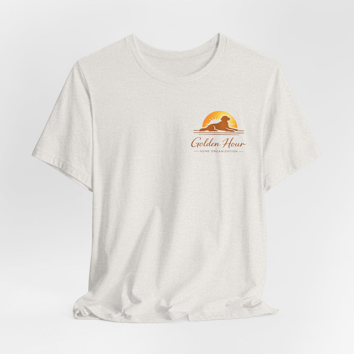 "Golden Hour Home Organization"Logo T-Shirt—  Personalized