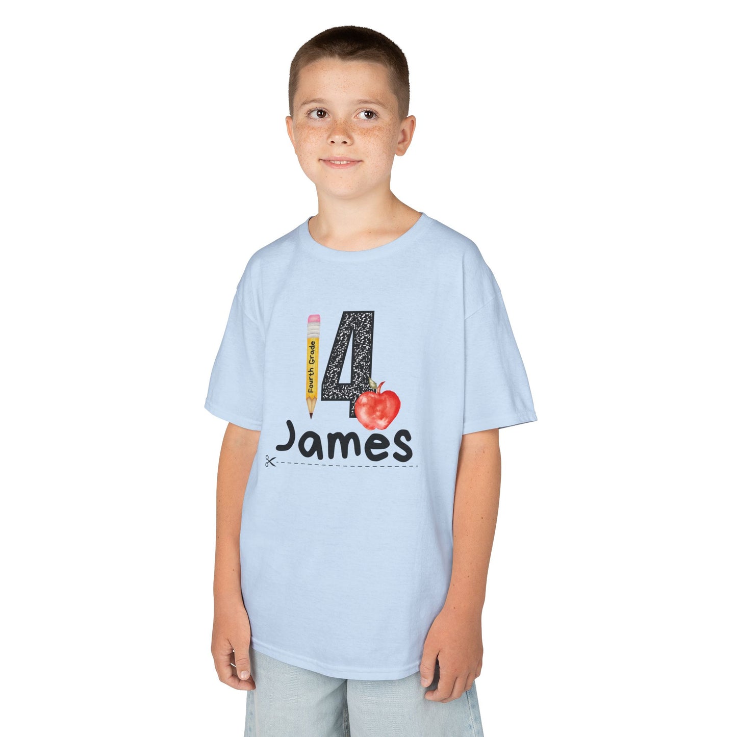 4th Grade- Personalized Kids Tee - Back to School